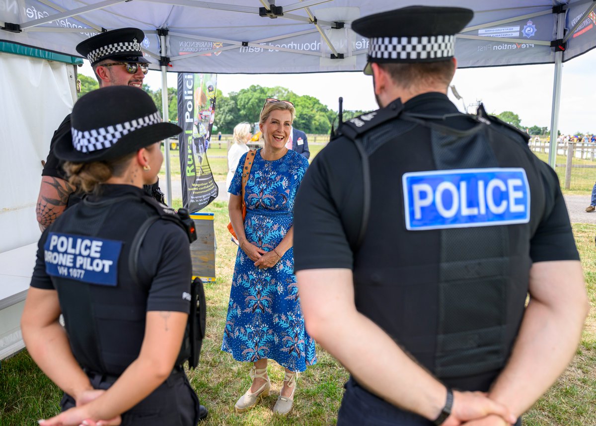 Sophie Duchess of Edinburgh visits The Hertfordshire Schools Food &amp; Farming Day.Redbourn