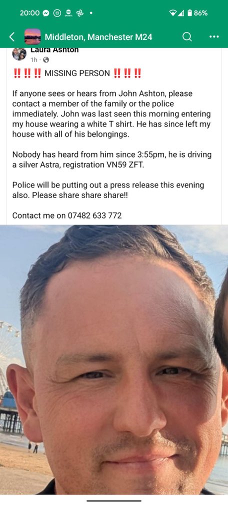 Such a good lad that many of you will know. Please share