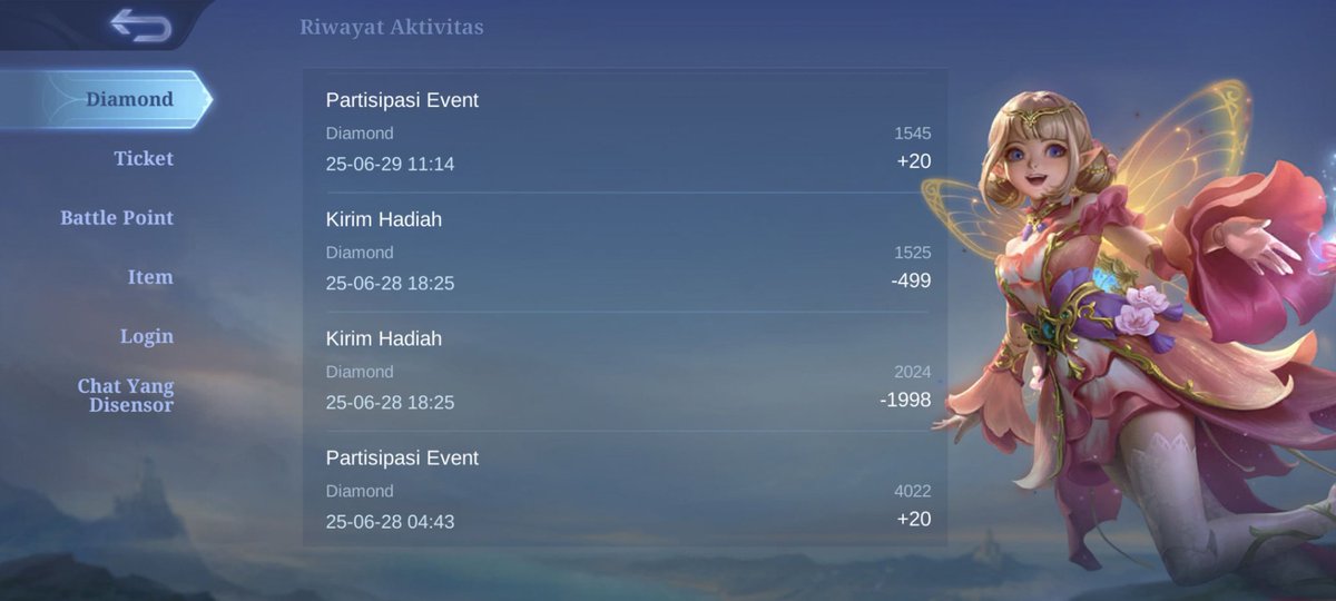 ditvid's tweet image. akun emel dihack momentos, untung akunnya balek meskipun diamond -2500 🦅
#mobilelegends #mobilelegendsindonesia