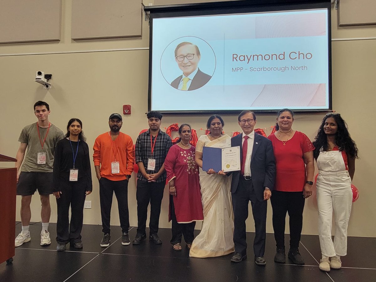 Raymond Cho (@raymondchopc) on Twitter photo What a blast celebrating #CanadaDay with the amazing folks <a href="/Frontlinecc/">Frontline Cleaning</a> Frontline Community Centre in #ScarbTO 🇨🇦🎉
Cultural showcases, community vibes, and so much pride.
Big love to our #seniors—honoured to present the Seniors Recognition Award! Nandri for the warm welcome🙏❤️ What a blast celebrating #CanadaDay with the amazing folks <a href="/Frontlinecc/">Frontline Cleaning</a> Frontline Community Centre in #ScarbTO 🇨🇦🎉
Cultural showcases, community vibes, and so much pride.
Big love to our #seniors—honoured to present the Seniors Recognition Award! Nandri for the warm welcome🙏❤️