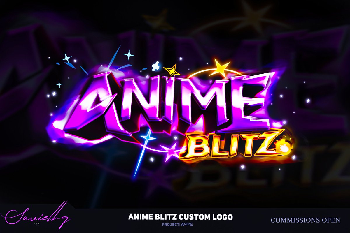Logo I made called Anime Blitz 

Going to post a lot more work  i think this is enough for today tho 

[#RobloxDev #ROBLOX #RobloxUI #gamedev #RobloxDevs]