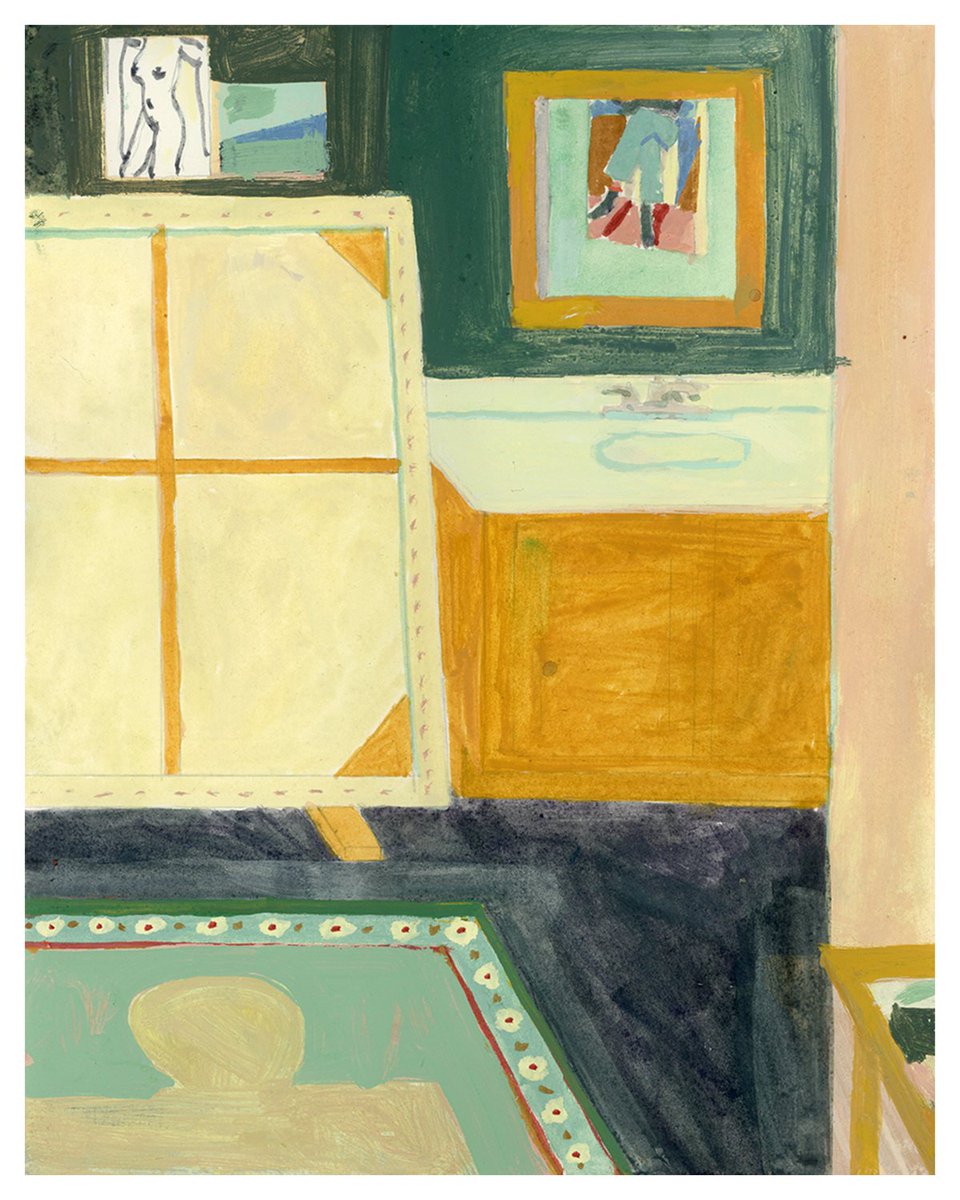 zackrosebrugh's tweet image. two dark studio gouaches