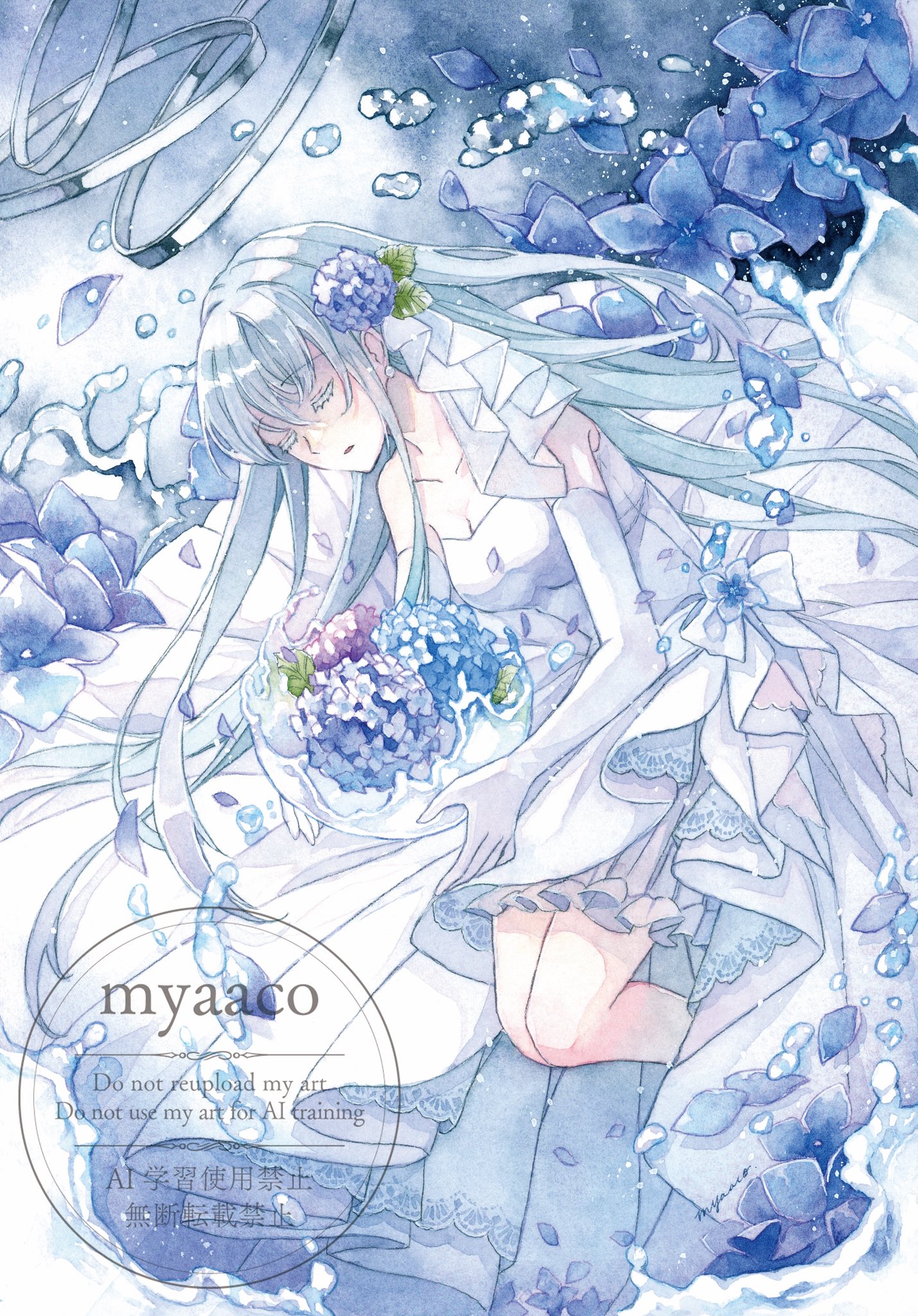 水彩画　きらめく季節　10号 myaaco🪽🫧きらめく水彩画 on X: 
