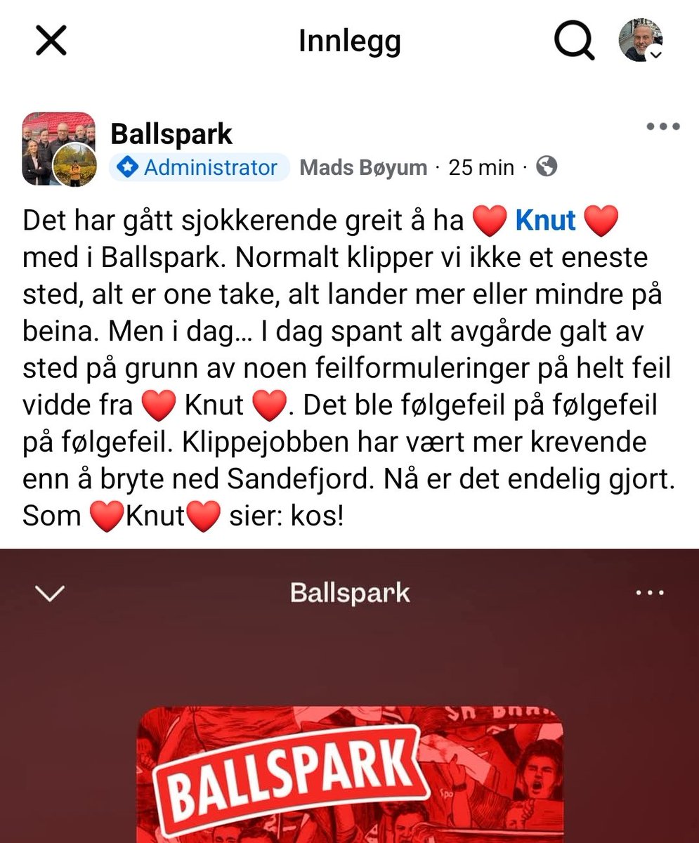 Dagens pod endelig ute, hyggelig formulert fra Bøyum'en. Jeg spreller under bussen 😅🙈❤️