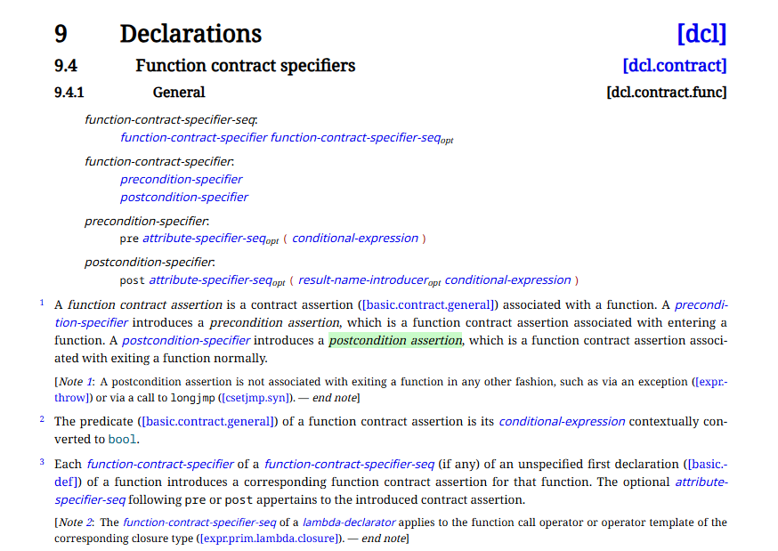 ale_sp_brazil's tweet image. C++ exceptions are not good for performance and leave a heavy memory footprint. Finally, C++ contracts (preconditions, postconditions and contract assertions), which should have become standard since C++12 and C++20, will be included in C++26. C++ contracts allows to remove tons…