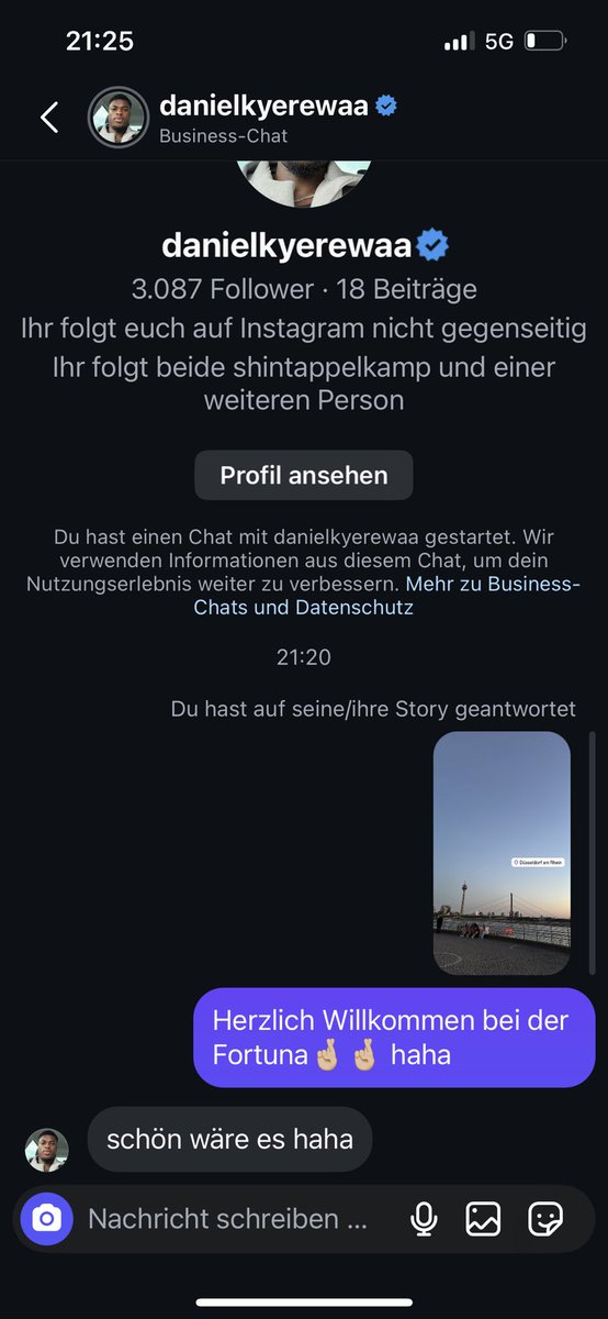 schön wär’s haha