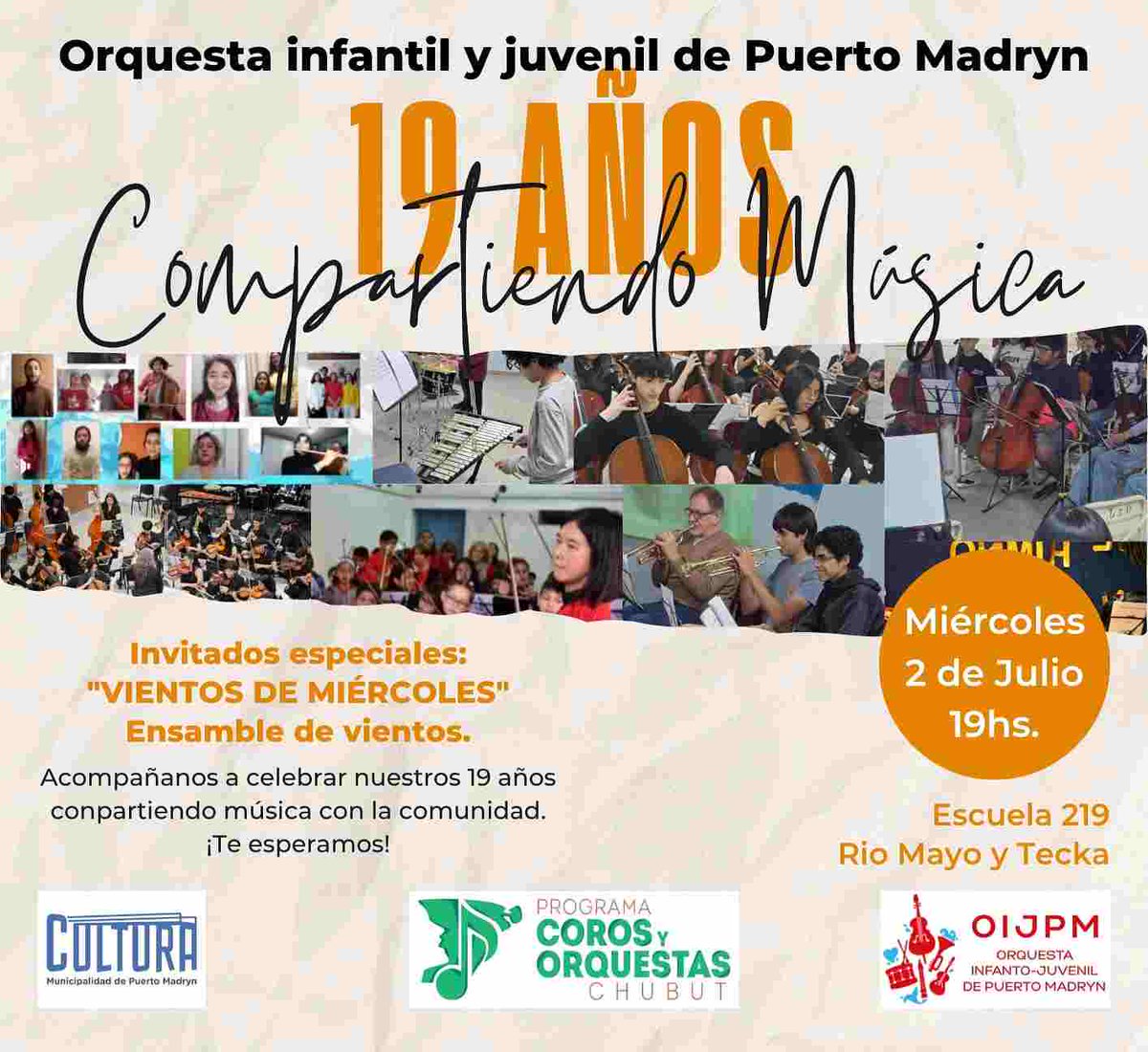 #Madryn #Chubut #orquestainfantil #musica  HABRÁ DOS CONCIERTOS DE ORQUESTAS EN MADRYN - <a href="/juanjosedFocati/">juan jose d Focatiis</a>  chubutcultural.com.ar/2025/07/habra-…