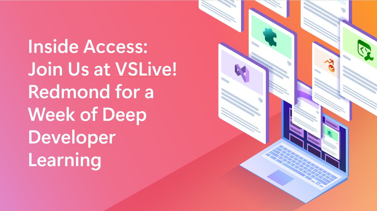 VSSubscriptions's tweet image. ๐ Mads Kristensen just dropped 6 reasons why VSLive! Redmond is a must.
Unreleased demos. Real dev talk. Plus much more. Limited spots left.
๐๏ธ VS subscribers: sign in for discounts.
Non-subscribers: use code VSLIVEHQ25 to save up to $500.
๐ aka.ms/VSS/Blog/VSLive