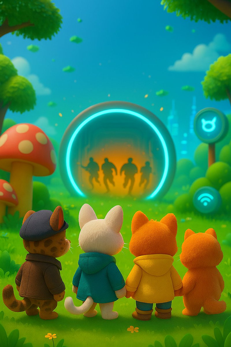 MEOW_Projects's tweet photo. The cats always knew peace wouldn’t last.
One day, the humans would find NekoVerse...
And they'd come, not to visit,
but to destroy it
and take the cats back.
That’s why the cats need heroes.
Not just to fight,
but to protect a dream.
#CatEscape #NekoVerse #Web3 #NFT #MEOW #Cat https://t.co/y0FdzgAtLu