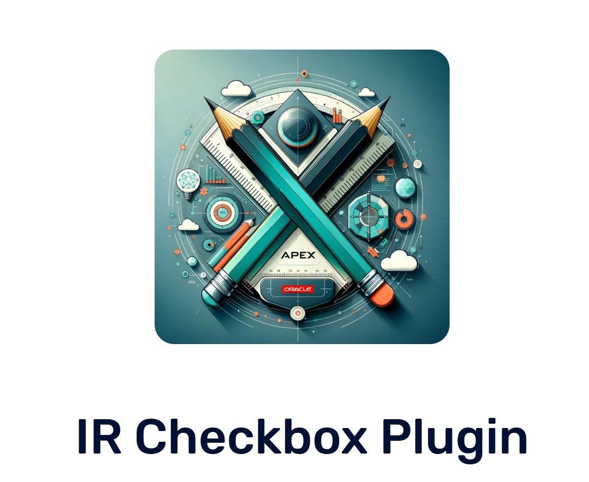 Denes Kubicek (@deneskubicek) on Twitter photo The IR Checkbox Plugin has always been a weak spot in #orclapex. Back in 2018, we at <a href="/Kubicek_CG/">Kubicek Consulting GmbH</a> created a plugin that has been running without updates needed. It’s the Duracell of plugins, so to say. Check it out:
🔗 kubicek-consulting.de/oracle-apex/ir…
Download:
🔗 apex.world/ords/r/apex_wo… The IR Checkbox Plugin has always been a weak spot in #orclapex. Back in 2018, we at <a href="/Kubicek_CG/">Kubicek Consulting GmbH</a> created a plugin that has been running without updates needed. It’s the Duracell of plugins, so to say. Check it out:
🔗 kubicek-consulting.de/oracle-apex/ir…
Download:
🔗 apex.world/ords/r/apex_wo…