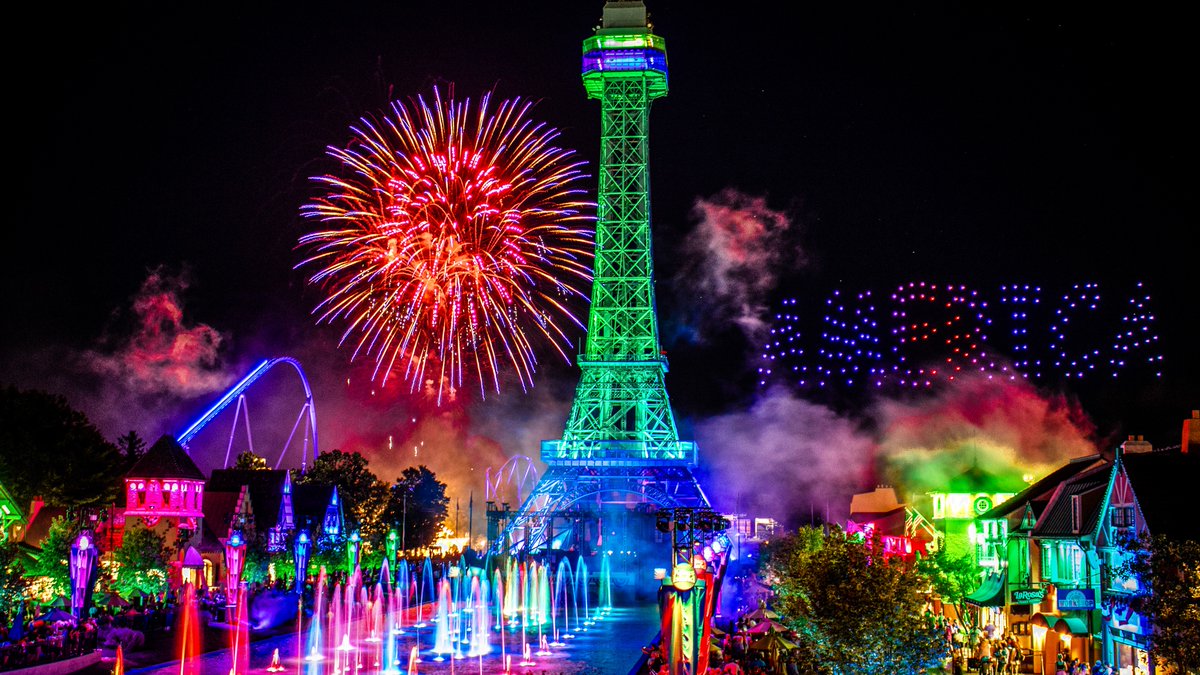 THIS WEEKEND! 🎆 Celebrate freedom at our Star-Spangled Nights, presented by M&amp;M’S®! On July 4 and 5, witness our spectacular Fourth of July fireworks at 10 PM nightly!

Season Passholders: Bring a friend for just $25!* Offer valid now until Labor Day. ➡️ bit.ly/4nrZIAU