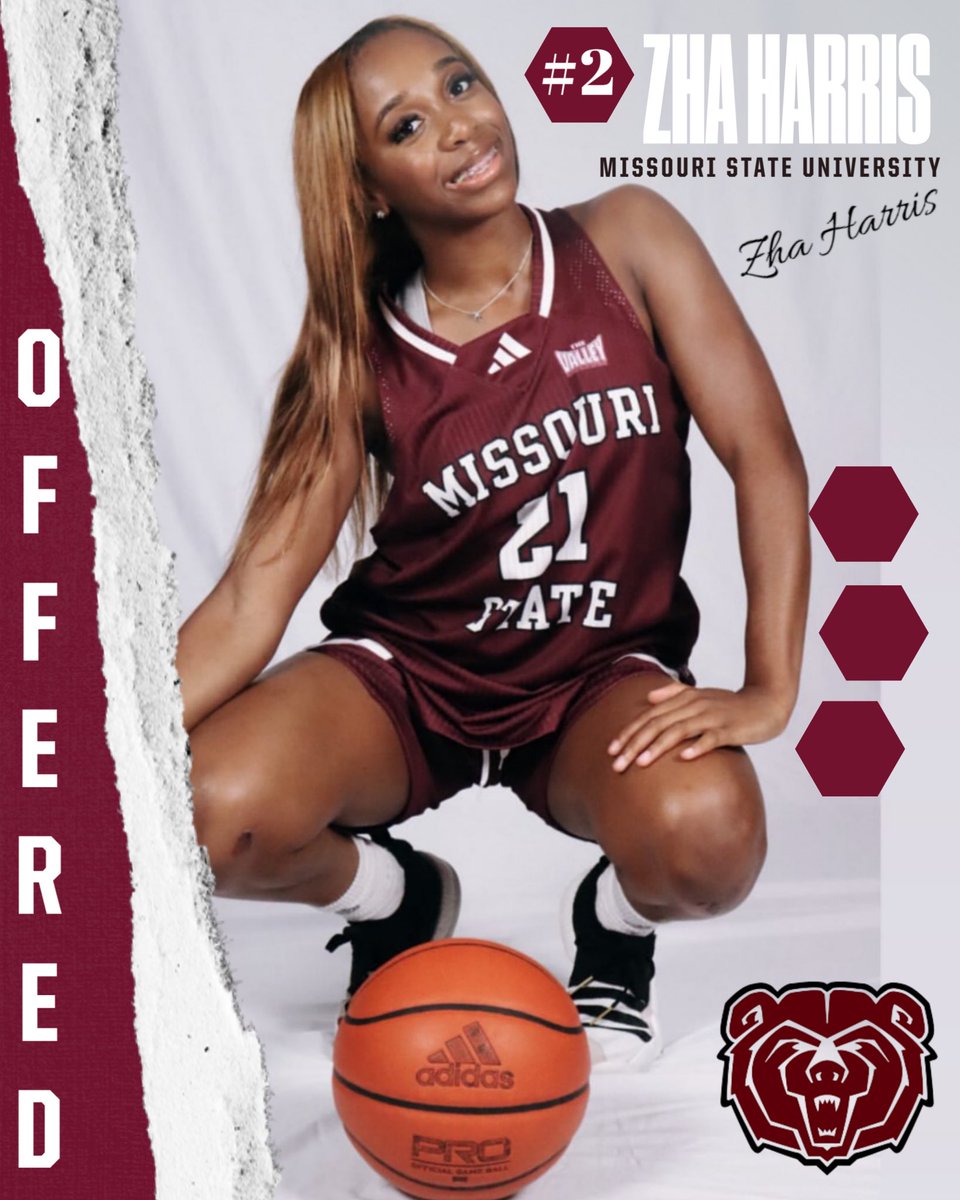 LadyHawksRecruiting (@recruitlflagbb) on Twitter photo Congratulations CO ‘26 guard <a href="/adoreezhaa/">zhaaaa.H</a> for receiving an offer from <a href="/MoStateWBB/">Missouri State Lady Bears</a>‼️ Well earned 2️⃣ we are proud of you! 🦅 #NeverSatisfied #LiftTheLou #TakeFlight <a href="/STLhssports/">STLhighschoolsports</a> <a href="/PGHMissouri/">Prep Girls Hoops Missouri</a> Congratulations CO ‘26 guard <a href="/adoreezhaa/">zhaaaa.H</a> for receiving an offer from <a href="/MoStateWBB/">Missouri State Lady Bears</a>‼️ Well earned 2️⃣ we are proud of you! 🦅 #NeverSatisfied #LiftTheLou #TakeFlight <a href="/STLhssports/">STLhighschoolsports</a> <a href="/PGHMissouri/">Prep Girls Hoops Missouri</a>