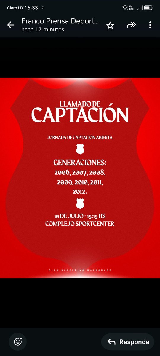 CAPATCION Abierta 10 de Julio 2025