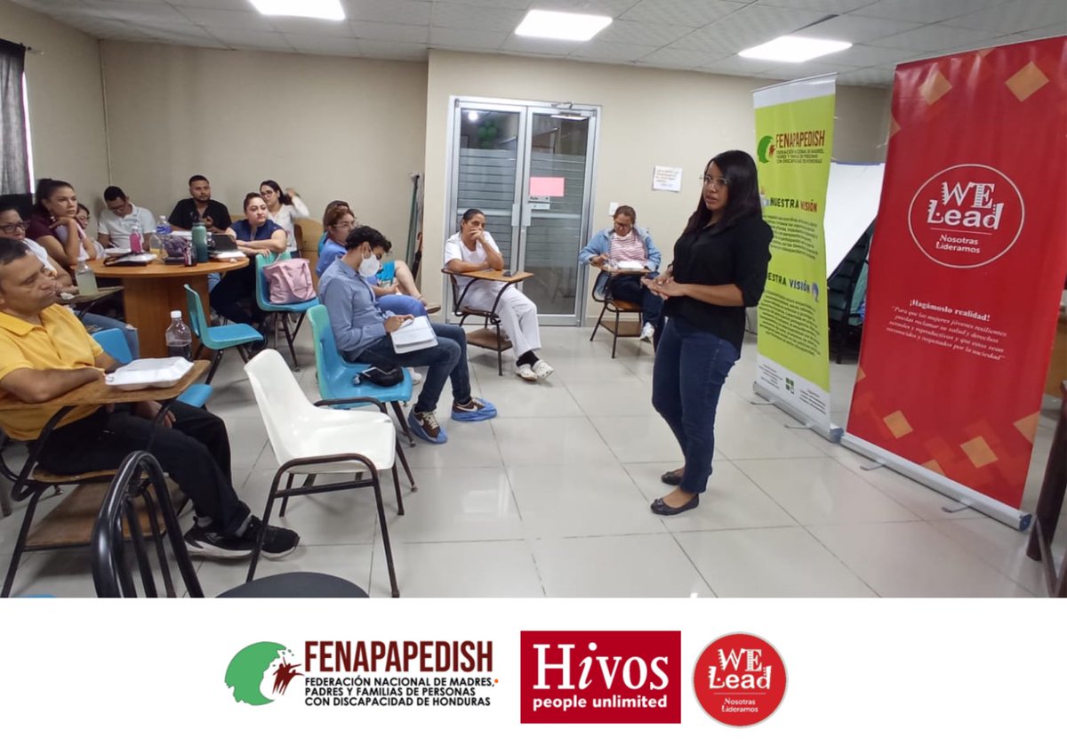 Jornada de Terminología y Correcto Abordaje para Personas con Discapacidad, desarrollada el 21 de junio del presente año.
Durante la actividad se capacitó a 23 funcionarias y funcionarios del Centro de Salud Monterrey, Tegucigalpa.
#hivos #welead #fenapapedish
