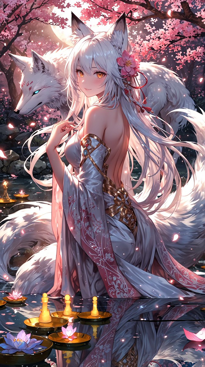 GoldenFalconsCC's tweet photo. Fox Spirit of the Floating Blossoms.
What move would you make on her board — to approach or retreat?
#FoxGirl #SakuraMagic #ChessRitual #WaterFantasy #FloralSpirit #art #aiart #aiartdaily #aiartworld #aiartgallery #FantasyArt #digtalart #aiartwork https://t.co/y8kFVQOJa5