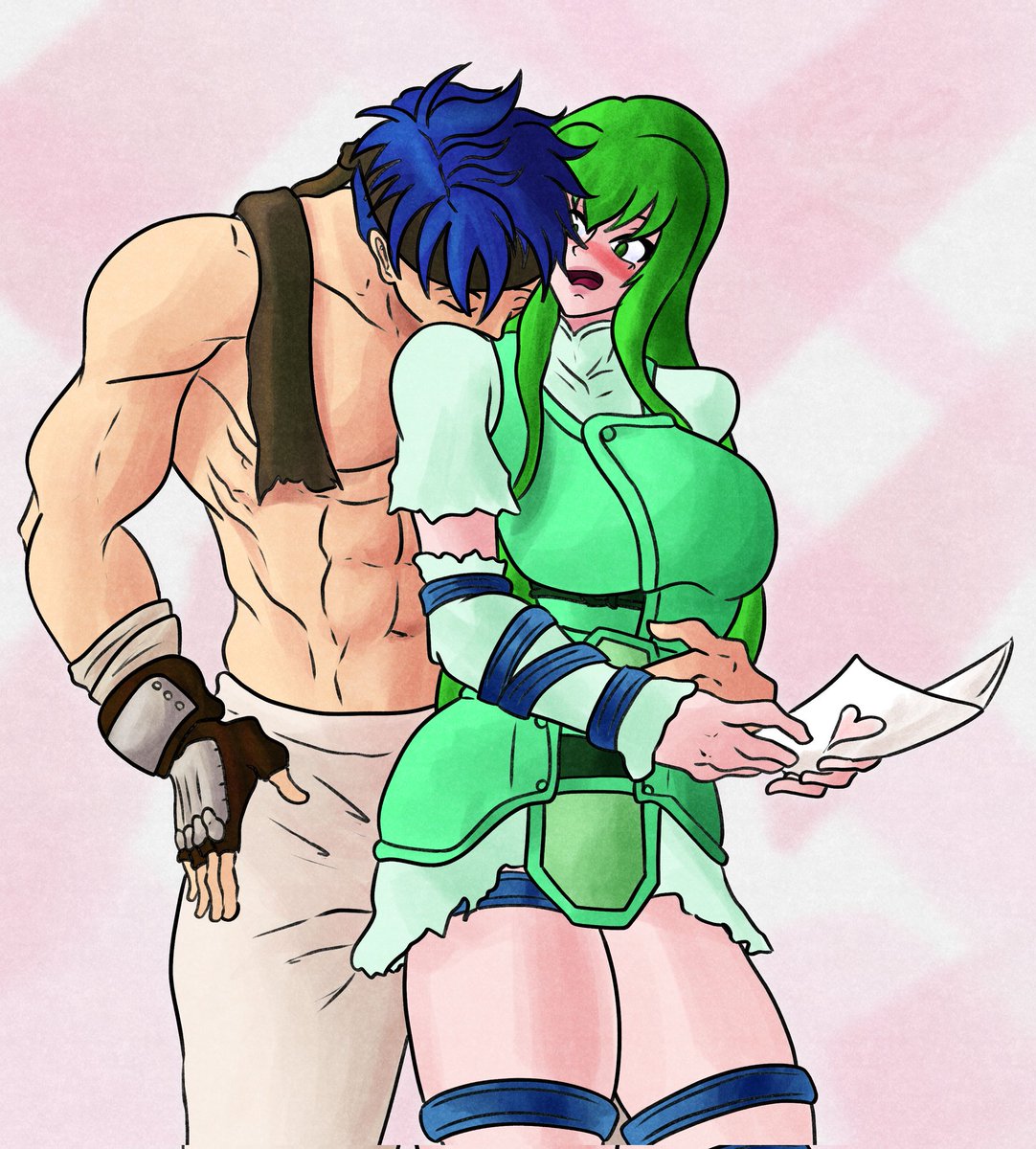 Nephenee and Ike art to celebrate!
Happy Anniversary to my husband! ❤️ <a href="/MrCrabboid/">MrCrabboid</a>
