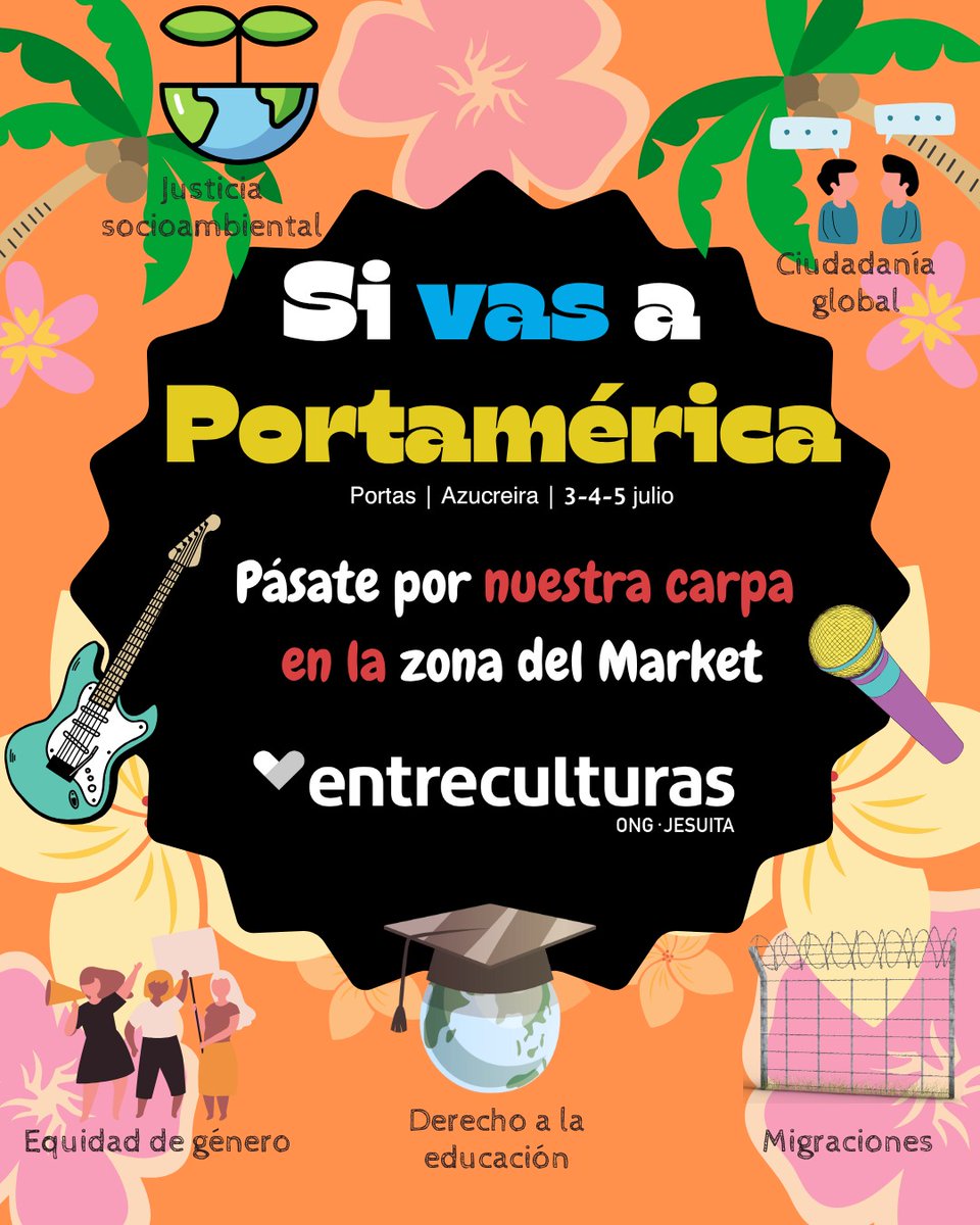 Otro año más, <a href="/EntrecVigo/">Entreculturas Vigo ❤️</a> ♥️ se hace presente en el festival <a href="/portAmerica/">PortAmérica</a> 🎸en #Portas. No dejes de pasarte por la carpa a conocer nuestros proyectos y colaborar con nuestras causas, por un mundo más justo y solidario. 🌎🤝❤️ <a href="/esmerarte/">Esmerarte Industrias Creativas</a> <a href="/kinchocolate/">Kin Martinez - EsmerArte</a>