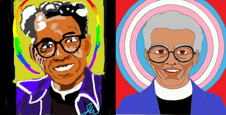 JesusInLoveBlog's tweet image. Human rights champion and queer African American saint Pauli Murray is a civil rights pioneer, women&apos;s rights advocate, author, lawyer and Episcopal priest with a 7/1 feast day. Pauli inspired Supreme Court decisions against discrimination. #faithfullyLGBT qspirit.net/pauli-murray-q…
