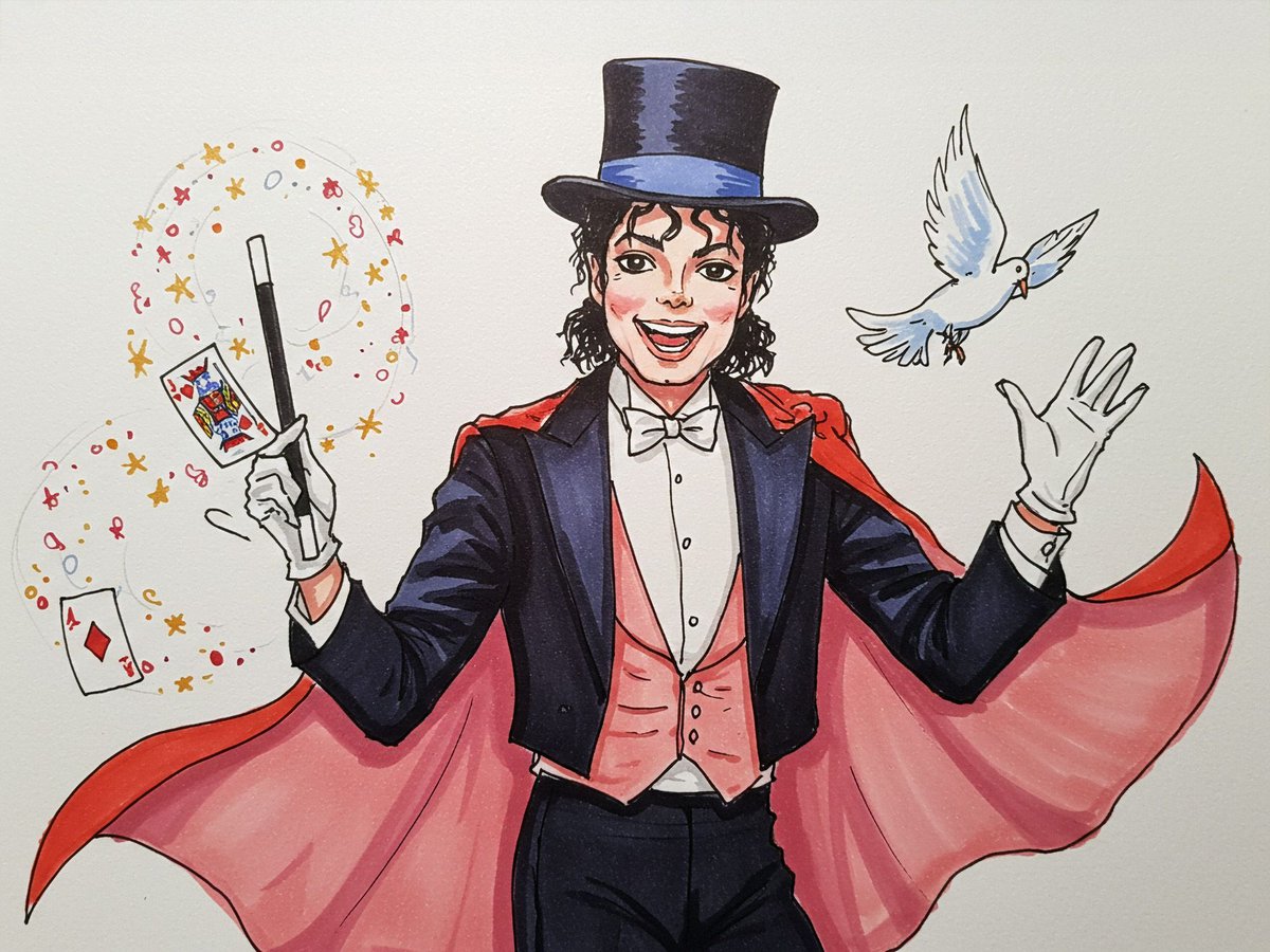 mjillustrated's tweet image. Now you see it, now you don’t! I&apos;ve always said Michael was magical! ✨ 🪄 #MagicMike