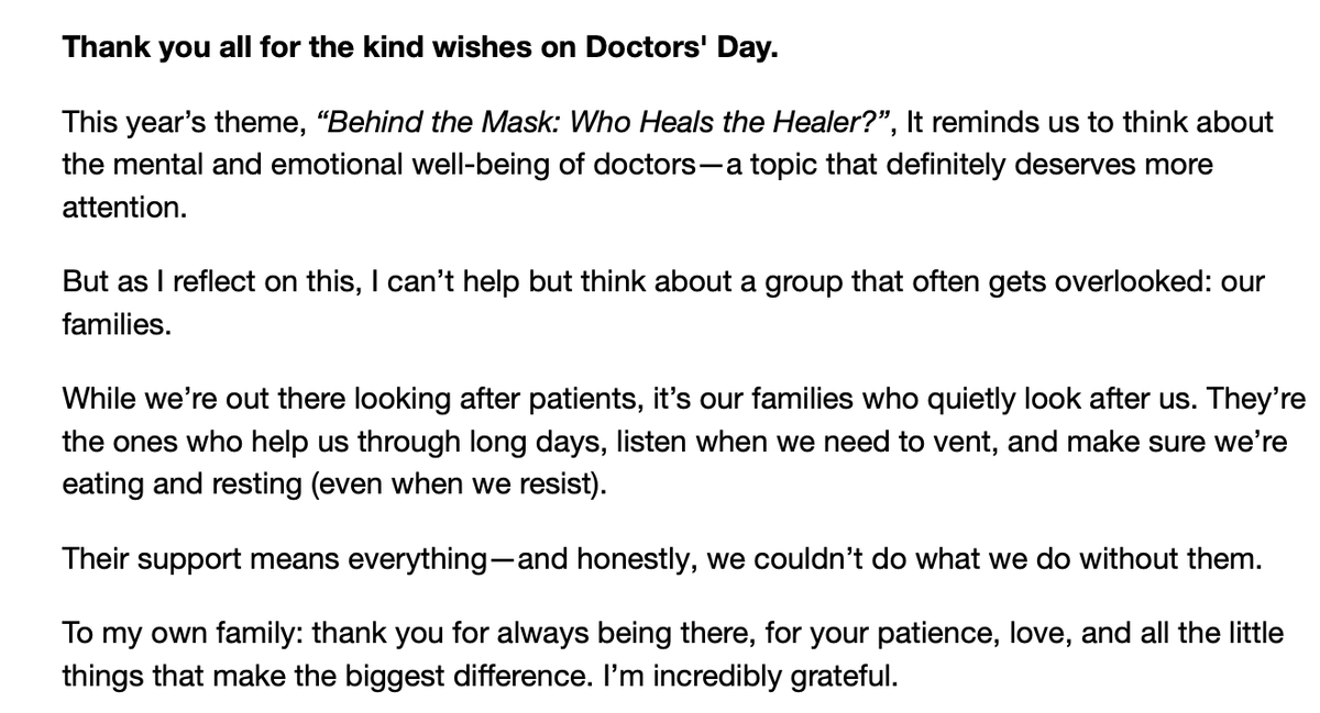 Random thoughts on #DoctorsDay2025