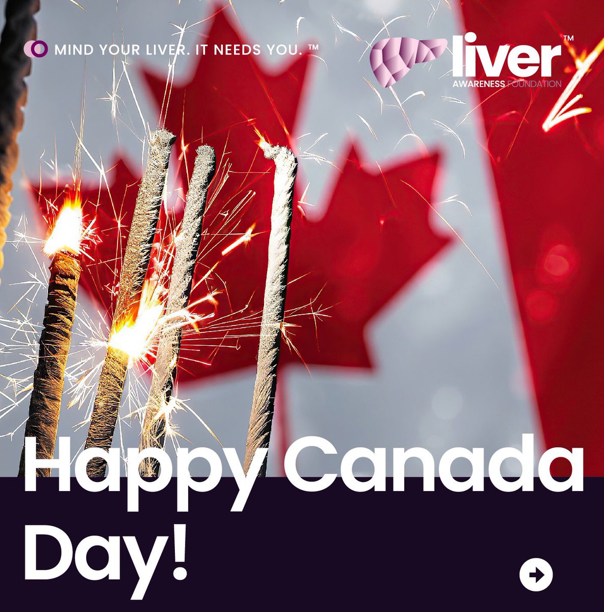 LiverAwareness's tweet image. 🇨🇦 Happy Canada Day from LAF.
We’re here to make liver health part of the conversation for young adults.
💜 Mind Your Liver. It Needs You.™
🔗 Read more: liverawareness.org/canada-day-you…
#CanadaDay #MindYourLiver #ThisIsLAF