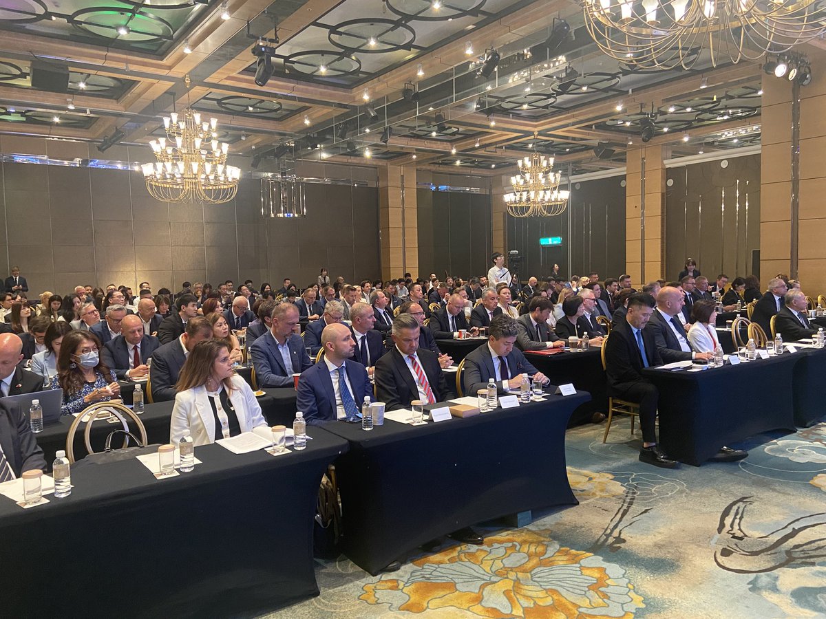 CKozaczewski's tweet photo. Happening now in Taipei @PLinTaiwan Economic mission led by  @MRiTGOVPL Secr. of State @JarosMichal https://t.co/anQudlPWBc