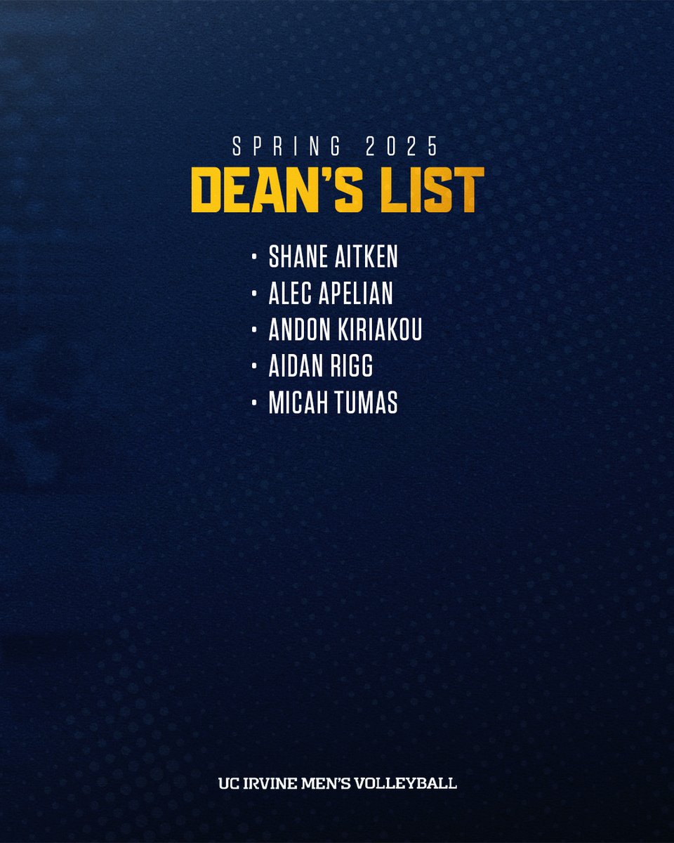 Hard work pays off. Congrats to our student-athletes named to the 2025 Spring Quarter Dean's List! ✍️

#TogetherWeZot | #RipEm