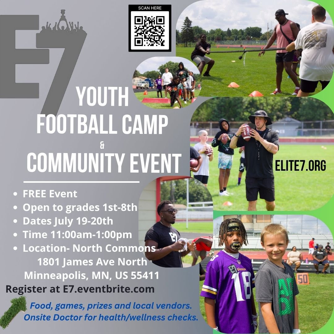 E7 United (@e7united) on Twitter photo E7 United Youth Camp is a great opportunity for grades 1st-8th grade
When: July 19th and 20th
Time : 11am-1pm
Location: North Commons Park
Register : E7.eventbrite.com
#E7InTheCommunity #E7Tuff
<a href="/OJW_Scouting/">PrepRedzone Oliver</a> E7 United Youth Camp is a great opportunity for grades 1st-8th grade
When: July 19th and 20th
Time : 11am-1pm
Location: North Commons Park
Register : E7.eventbrite.com
#E7InTheCommunity #E7Tuff
<a href="/OJW_Scouting/">PrepRedzone Oliver</a>