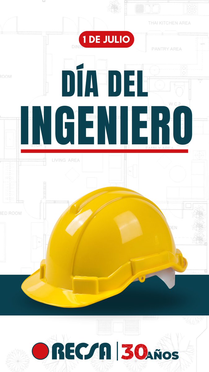 En RECSA sabemos que detrás de cada gran obra hay ingenieros comprometidos con transformar espacios… y vidas.
Hoy celebramos a quienes hacen posible lo imposible con visión, conocimiento y entrega.
Gracias por construir el futuro con nosotros.

¡Feliz Día del Ingeniero!