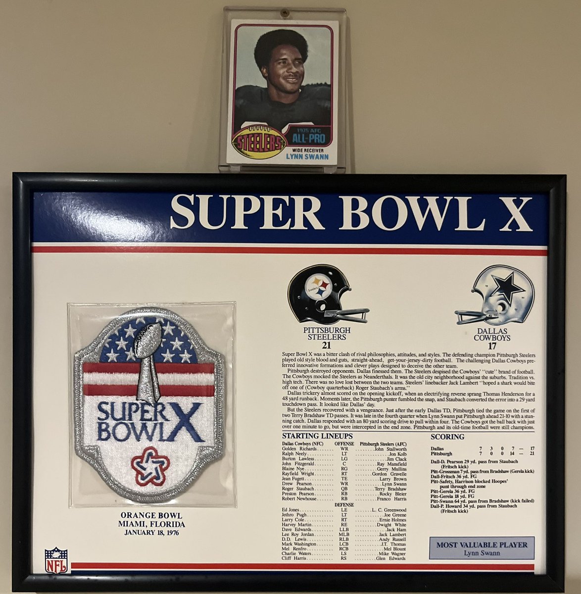 Lynn Swann MVP SB X. <a href="/PittsburghSport/">Steelers Takeaways 🌗</a> <a href="/304Collector/">The Pittsburgh Steelers Rookie Collection</a> <a href="/DKPghSports/">DK Pittsburgh Sports</a> <a href="/steelcitystar/">Steel City Star</a> <a href="/sigg20/">Tom’s Old Days</a> <a href="/KIllustrious/">Keith Illustrious</a> <a href="/SteelCurtainRis/">Steel Curtain Rising</a> <a href="/1947Steelers/">Starless Steelers</a> <a href="/CardsSteelers/">Steelers Cards</a> <a href="/matthewluciow92/">Matthew Luciow</a>