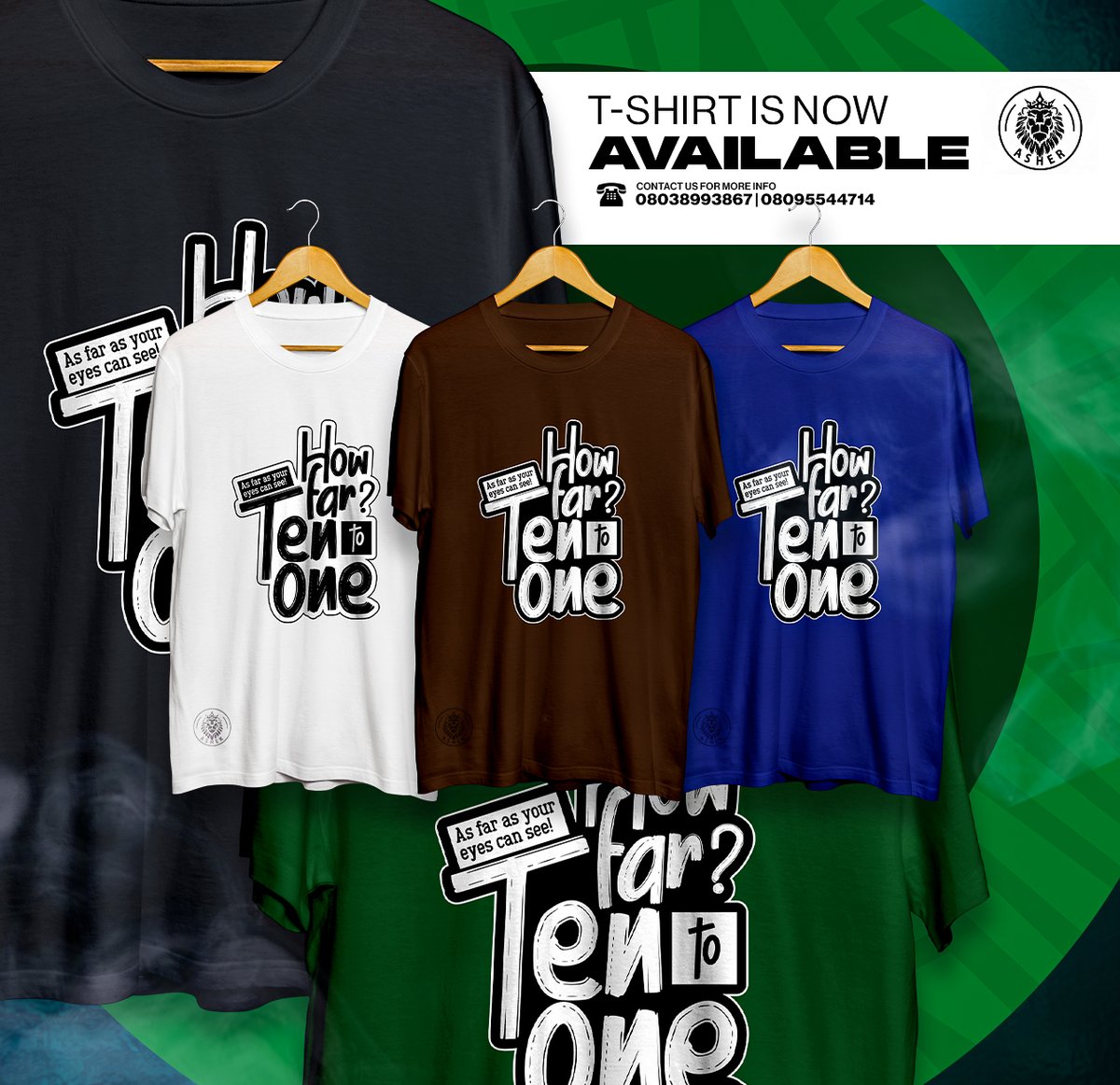 AnthonyDlitesum's tweet image. Merch design titled “How Far Ten to One” — inspired by the prophetic theme: The Year of Divine Spread.

A visual reminder that when God moves, what took ten will now take one. Simple. Bold. Faith-driven.
#ChristianMerch #FaithDesign #DivineSpread #Tshirt