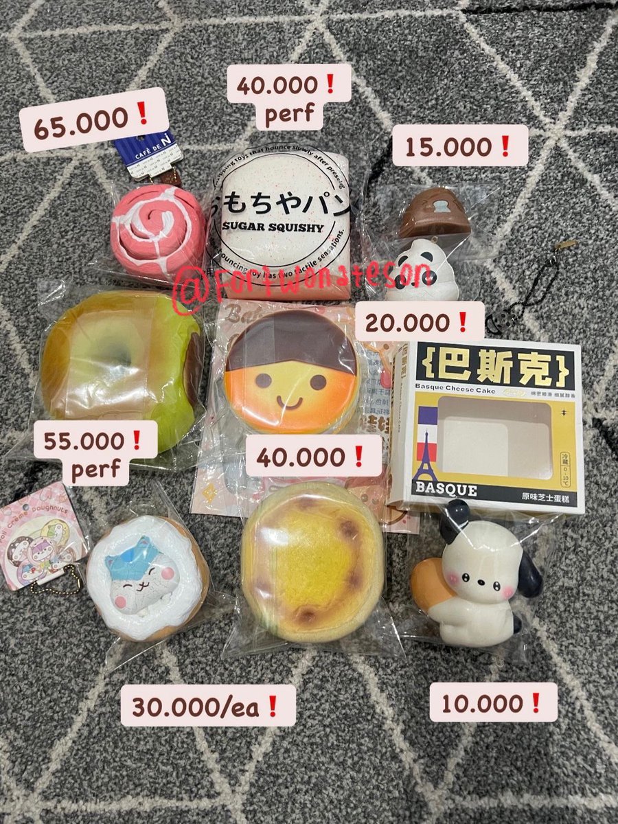 fortwonateson's tweet photo. wts want to sell
inch check squishy licensed preloved

• merk ibloom, cafe de n, sugar squishy, hachimi, punimaru
• beberapa ada original packaging
• co via 🍊
• dom bandar lampung, ina

dm for more! :d https://t.co/P7d8Jcckp8