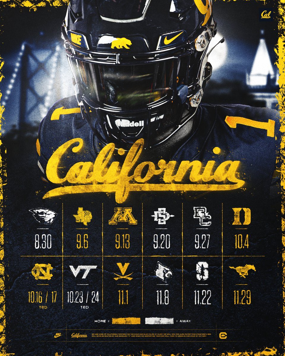 BearsEnthusiast's tweet photo. Less than two months away! 🏈
#GoBears #BeatOregonState https://t.co/lgaLWoBGVJ