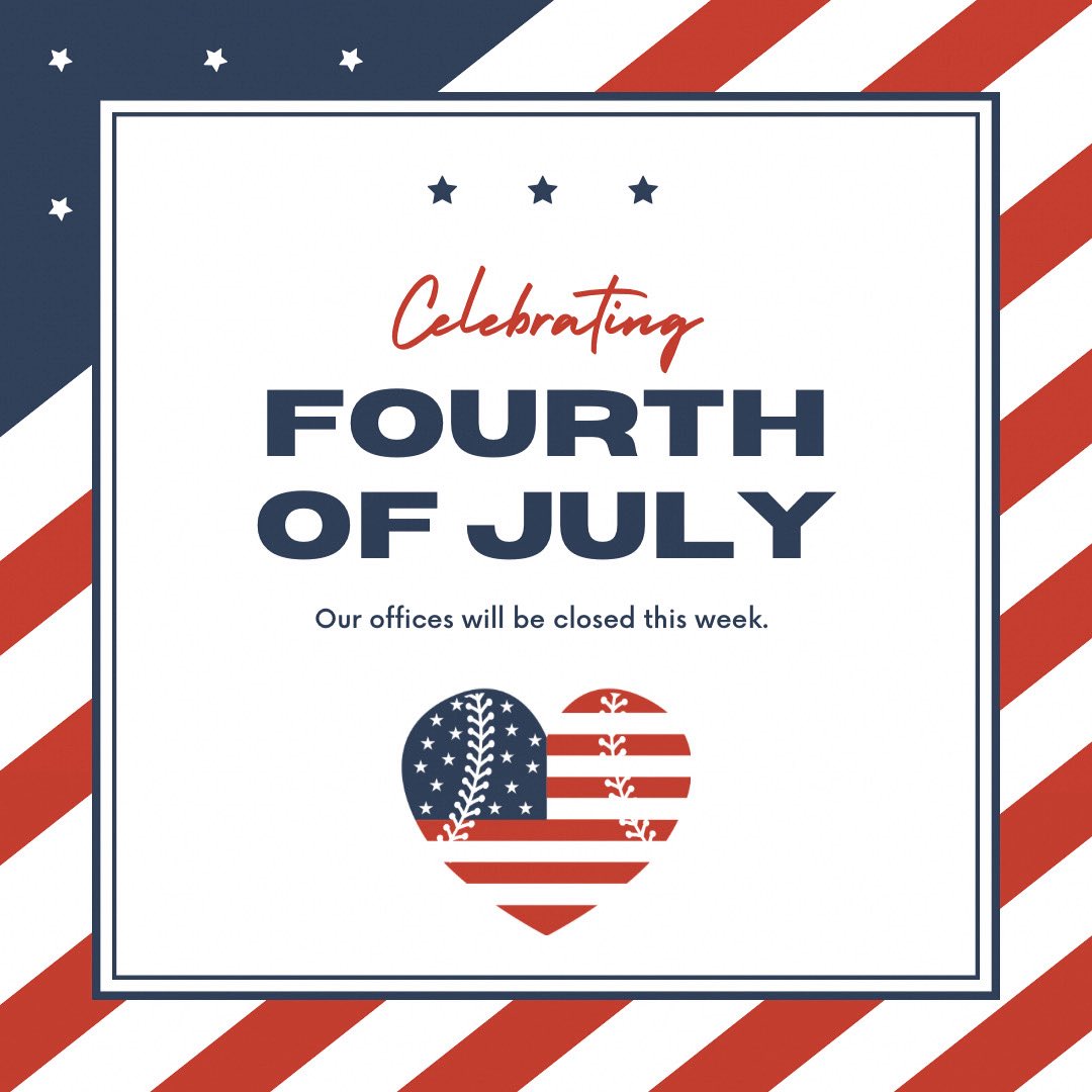 🚨 Heads up! Walk Off Charities’ offices will be closed the week of the 4th.

If you need anything during that time, feel free to shoot us an email — we’ll get back to you as soon as possible! 💻📬

Have a safe and happy holiday! 🎆⚾️ 

#WalkOffCharities #July4th #CommunityFirst