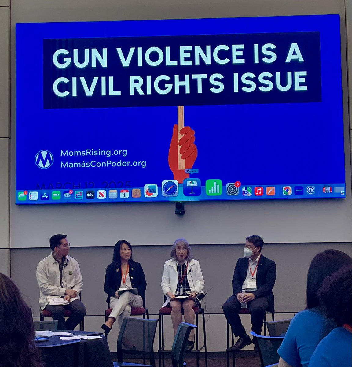 aapinewjersey's tweet image. Powerful words from Gloria Pan of @MomsRising at the AAPI Against Gun Violence convening in Chicago: “Gun rights rhetoric is white supremacy disguised in the language of constitutional rights.”
We’re excited to learn and discuss alternative crisis response in NJ later today.