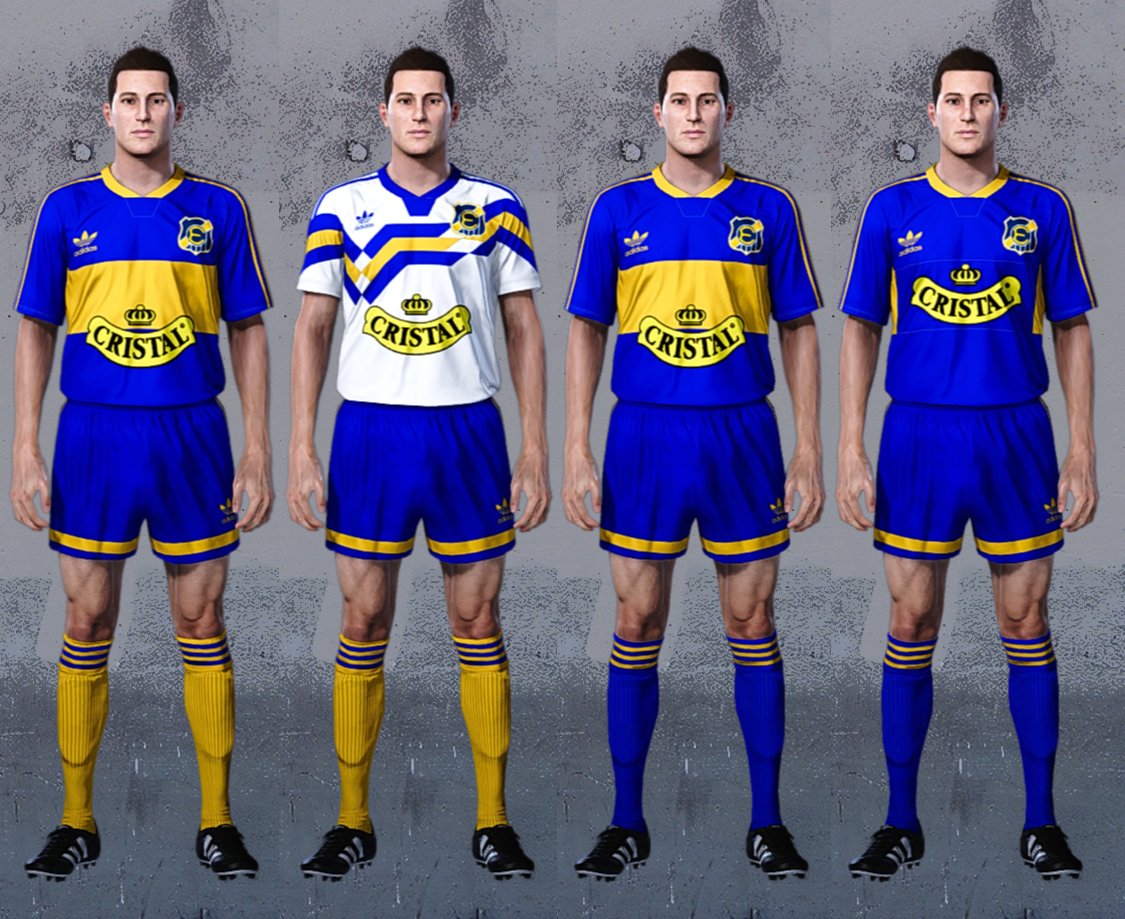 🟡🔵 Everton 🇨🇱 en PES 1993 con kits que te pueden llegar a sonar algo familiares... ¿Boca? ¡Parecidísimos!
Joyitas noventosas que tanto nos gusta. 👕⚽