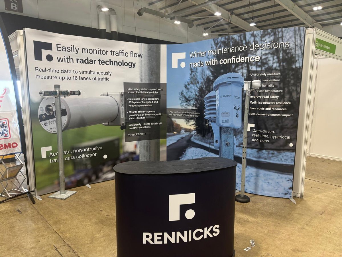 We’re all set up and ready to go at the LCRIG Innovation &amp; Learning Festival!

We are looking forward to a busy couple of days, catching up with industry colleagues and showcasing how Rennicks is supporting innovation across the highways sector.

Come and see us on Stand 57.