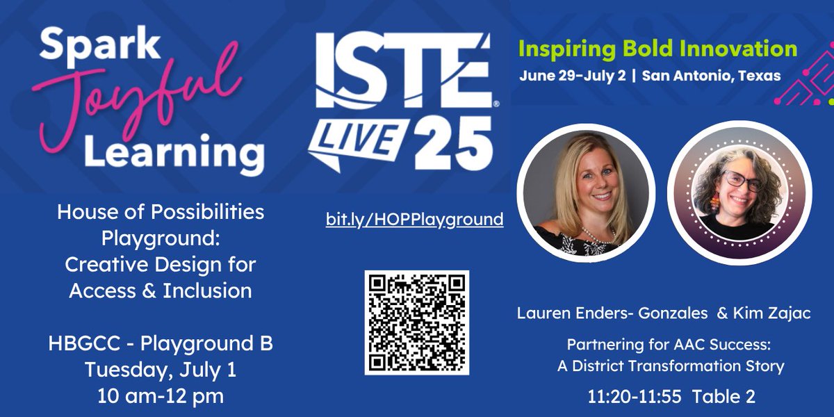 Lauren Enders Gonzales, MA, CCC-SLP (@engagingaacslp) on Twitter photo Itās almost here! Psyched to share the spotlight with the amazing <a href="/ZajacSLP/">Kim Zajac āļø Tech & Learning āļøISTELIVE25 š ACTEM</a> at #ISTELive today! Itās almost here! Psyched to share the spotlight with the amazing <a href="/ZajacSLP/">Kim Zajac āļø Tech & Learning āļøISTELIVE25 š ACTEM</a> at #ISTELive today!