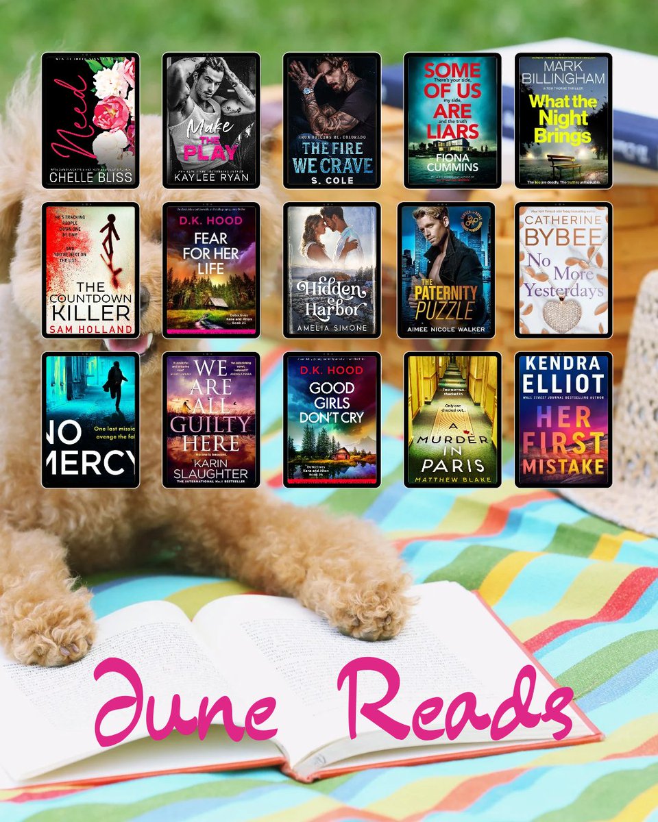 mags_louise's tweet image. ๐ โ๏ธ JUNE ROUND-UP โ๏ธ ๐
15 Books
14 ARCs
7 Five โญ Reads
5 Books purchased ๐คฏ
#JuneRoundUp #BookTwitter #BookWorm @SlaughterKarin @Matthew_Blake @AmeliaSimone4 @ChelleBliss1 @panmacmillan #AimeeNicoleWalker #CatherineBybee #MaxConnors #KendraElliot