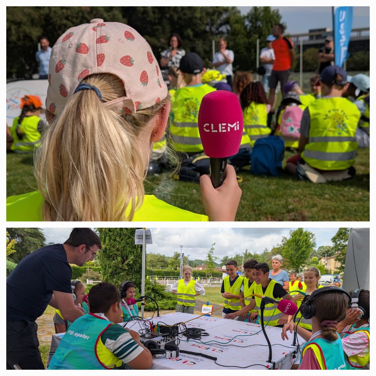 Thomas Rouchié (@thomasrouchie) on Twitter photo Plus de 200 élèves ont
🚴♂️validé leur #SRV <a href="/Sports_gouv/">Ministère des Sports 🇫🇷</a> #USEP
⏭️ participé à l'atelier #EMI 📹
⏭️testé la Web radio/TV 🎙️ des #Ptitsreporters
en vue de leur participation au <a href="/LeTour/">Tour de France™</a> avec <a href="/amaurysport/">A.S.O.</a> et <a href="/mediapitchounes/">media pitchounes</a> pour l'étape à #Auch <a href="/Prefet32/">Préfet du Gers</a> et <a href="/Toulouse/">Toulouse - Mairie et Métropole ⛱️</a> <a href="/Prefet31/">Préfet Haute-Garonne</a> 👌 Plus de 200 élèves ont
🚴♂️validé leur #SRV <a href="/Sports_gouv/">Ministère des Sports 🇫🇷</a> #USEP
⏭️ participé à l'atelier #EMI 📹
⏭️testé la Web radio/TV 🎙️ des #Ptitsreporters
en vue de leur participation au <a href="/LeTour/">Tour de France™</a> avec <a href="/amaurysport/">A.S.O.</a> et <a href="/mediapitchounes/">media pitchounes</a> pour l'étape à #Auch <a href="/Prefet32/">Préfet du Gers</a> et <a href="/Toulouse/">Toulouse - Mairie et Métropole ⛱️</a> <a href="/Prefet31/">Préfet Haute-Garonne</a> 👌