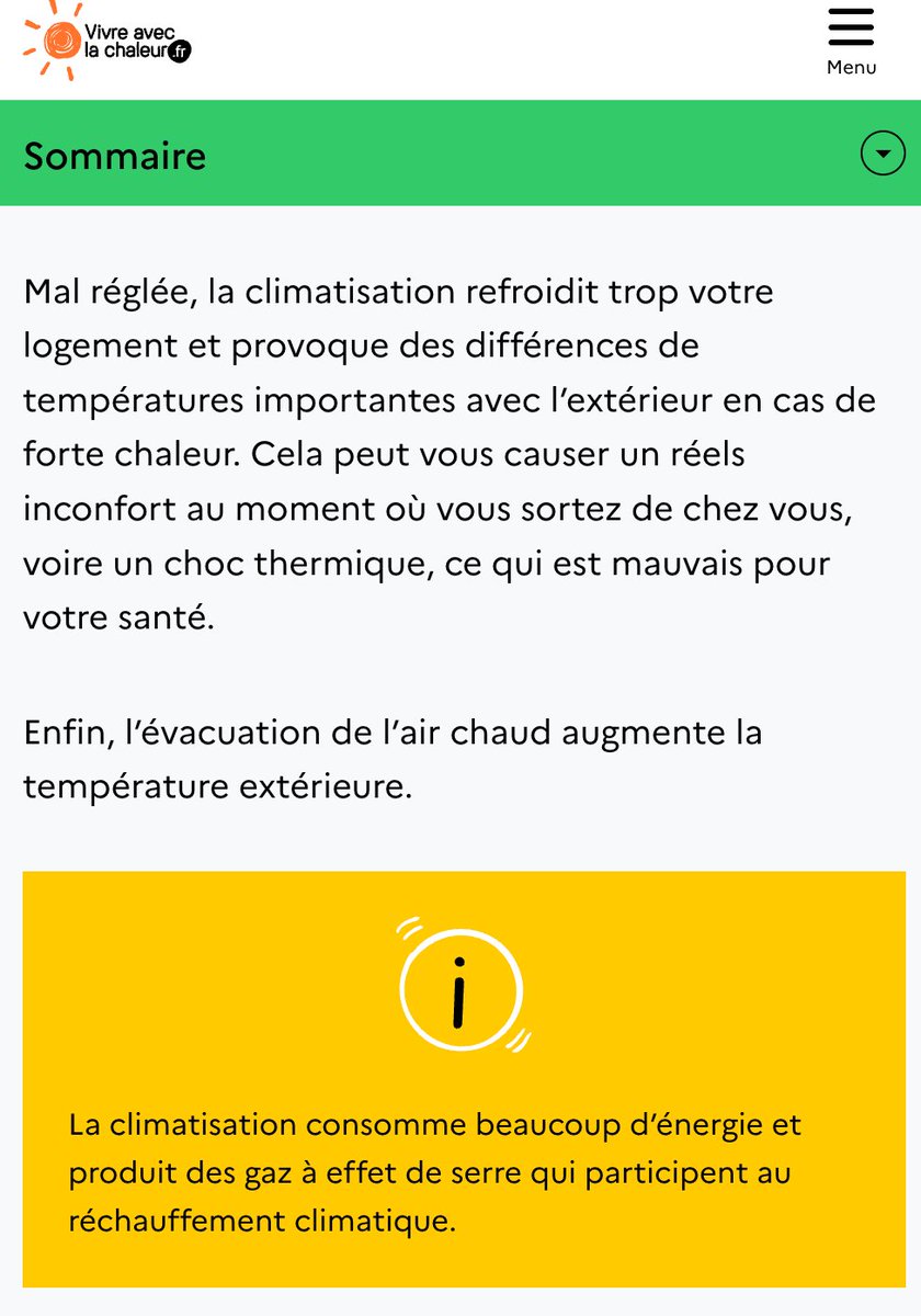 bouliboulibouli's tweet photo. Merci à Nicolas de financer la propagande anti-climatisation du gouvernement sur le site vivre-avec-la-chaleur. https://t.co/vVYZe1yvqv