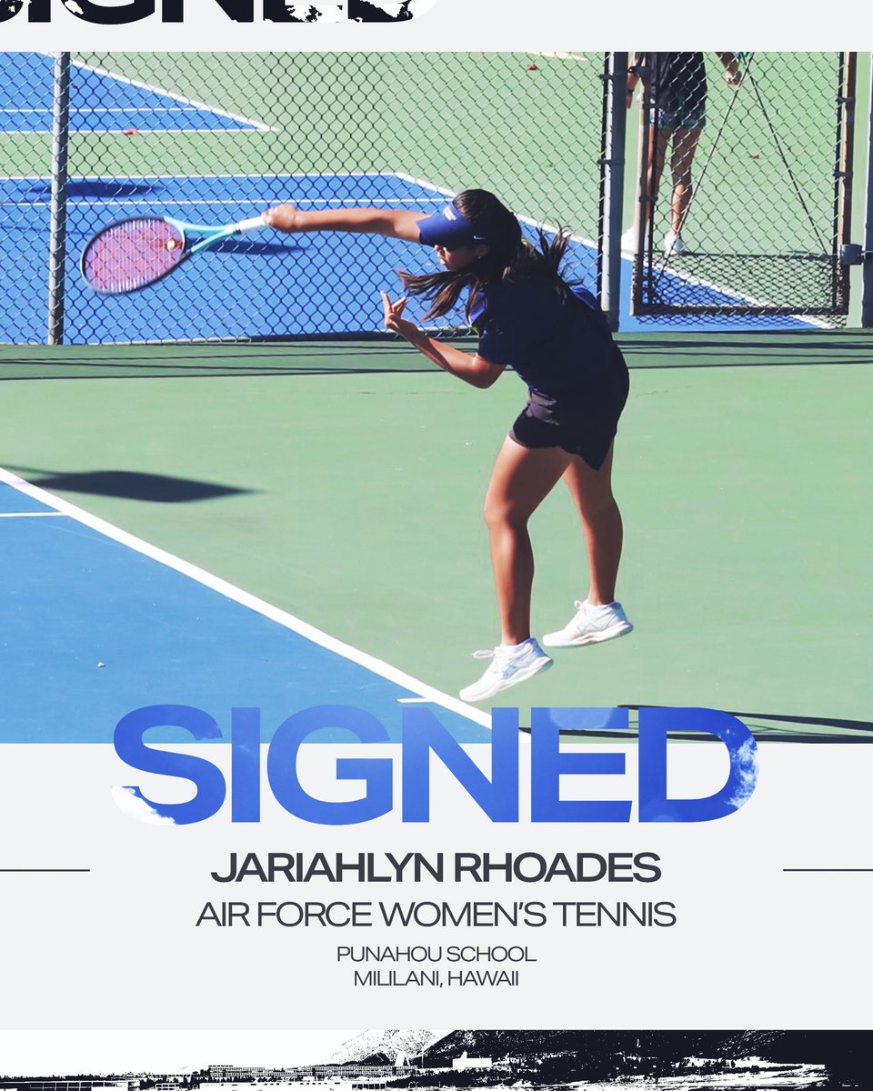 Air Force Women’s Tennis Class of 2029 is here and already putting in work!

#FlyFightWin⚡️