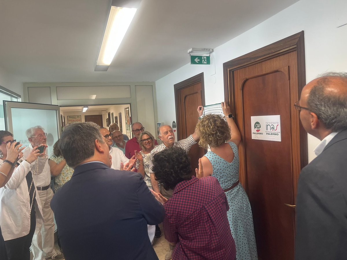 CislPaTp's tweet photo. #disabilita 
Nasce presso la sede di via Sacra Famiglia a Palermo lo sportello Vita Senza Barriere della Cisl e della Fnp Cisl Pa TP. Oggi l'inaugurazione https://t.co/wmIv8l5JGD
