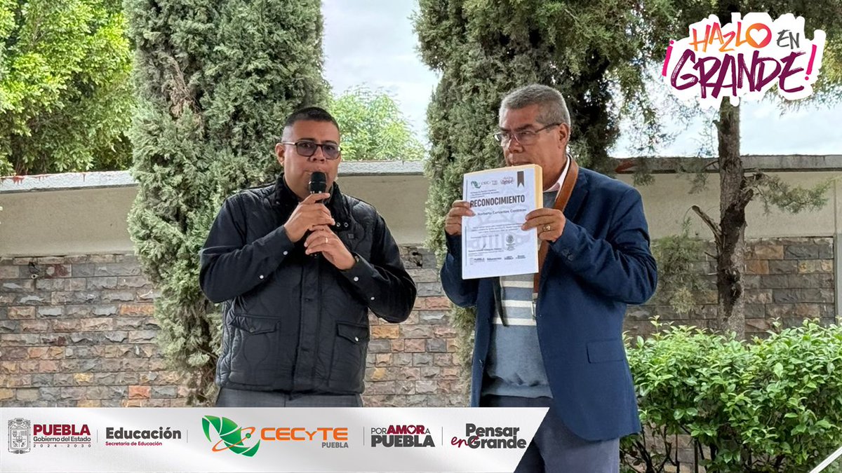 CECYTETK's tweet photo. 🎓 "PADRES QUE ODIAN SE CONFORMAN" – El Dr. Norberto Cervantes nos inspiró en CECyTE Tecamachalco.
Pilares:
✨Ley del ejemplo
✨Normas y disciplina
✨Amor incondicional
Porque un padre que ama, jamás se conforma 💪
#PorAmorAPuebla #PensarEnGrande #CECyTEPuebla #HazloEnGrande https://t.co/lFjqTPWyMj