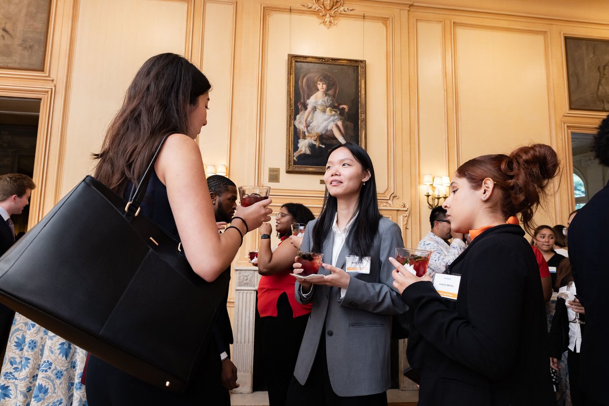 MIC_Exchanges's tweet image. The future of U.S. diplomacy depends on agile, well-prepared leaders. Our 2025 #DiplomacyRISE Networking Reception brought Meridian-Cox Foreign Service Fellows together with diplomats and global affairs experts to build lasting connections and opportunities into the Foreign…