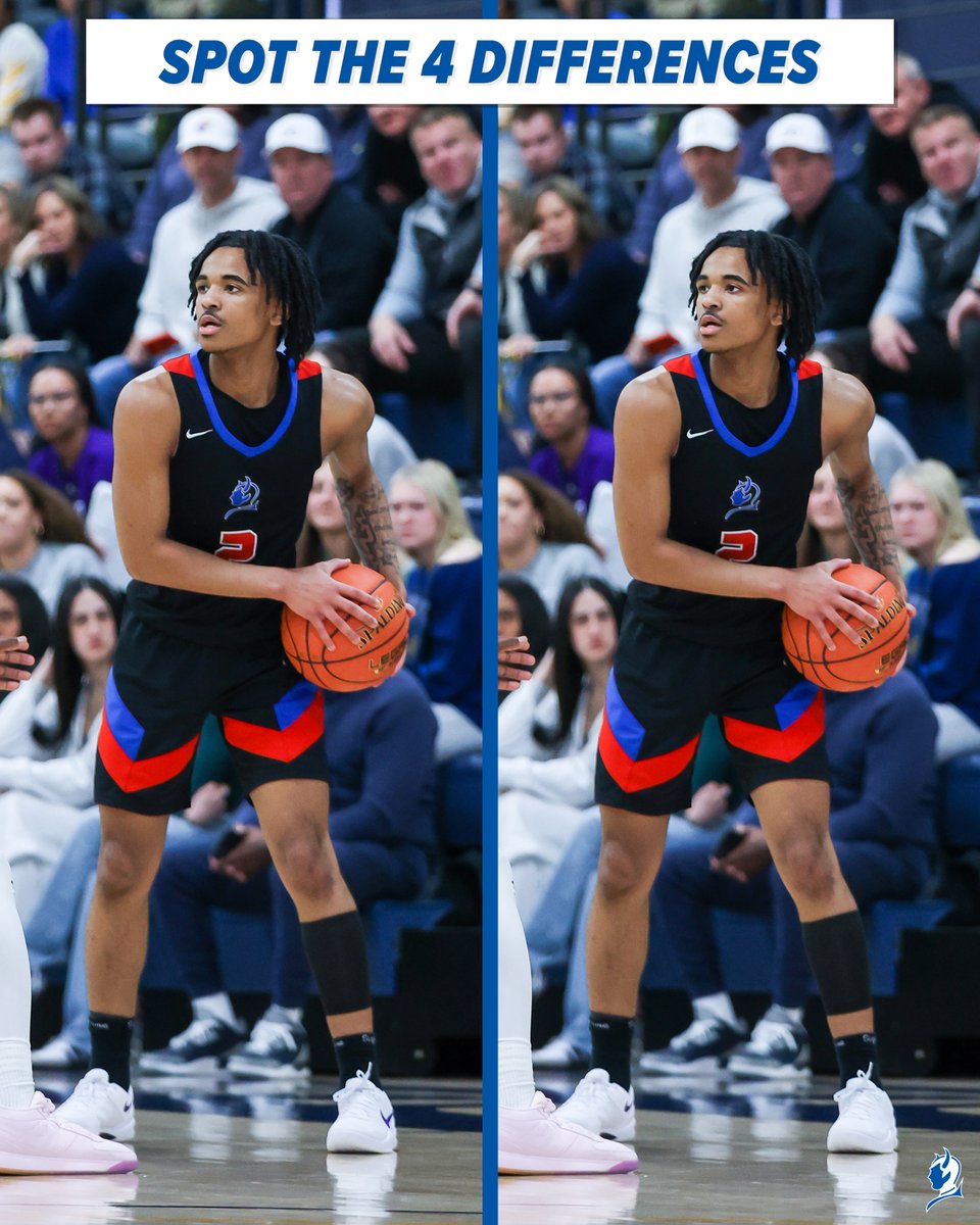 KCKCCAthletics's tweet photo. 🔍SPOT THE DIFFERENCE🔍
Can you find the 4️⃣ differences in the two photos? 🔹Level: Hard📈

Comment below when you find them!✍🏽

(Hint: the Blue Devil logo on the bottom right is not one😉)

#KCKCCProud #HornsUp https://t.co/qWz9d0CrHq