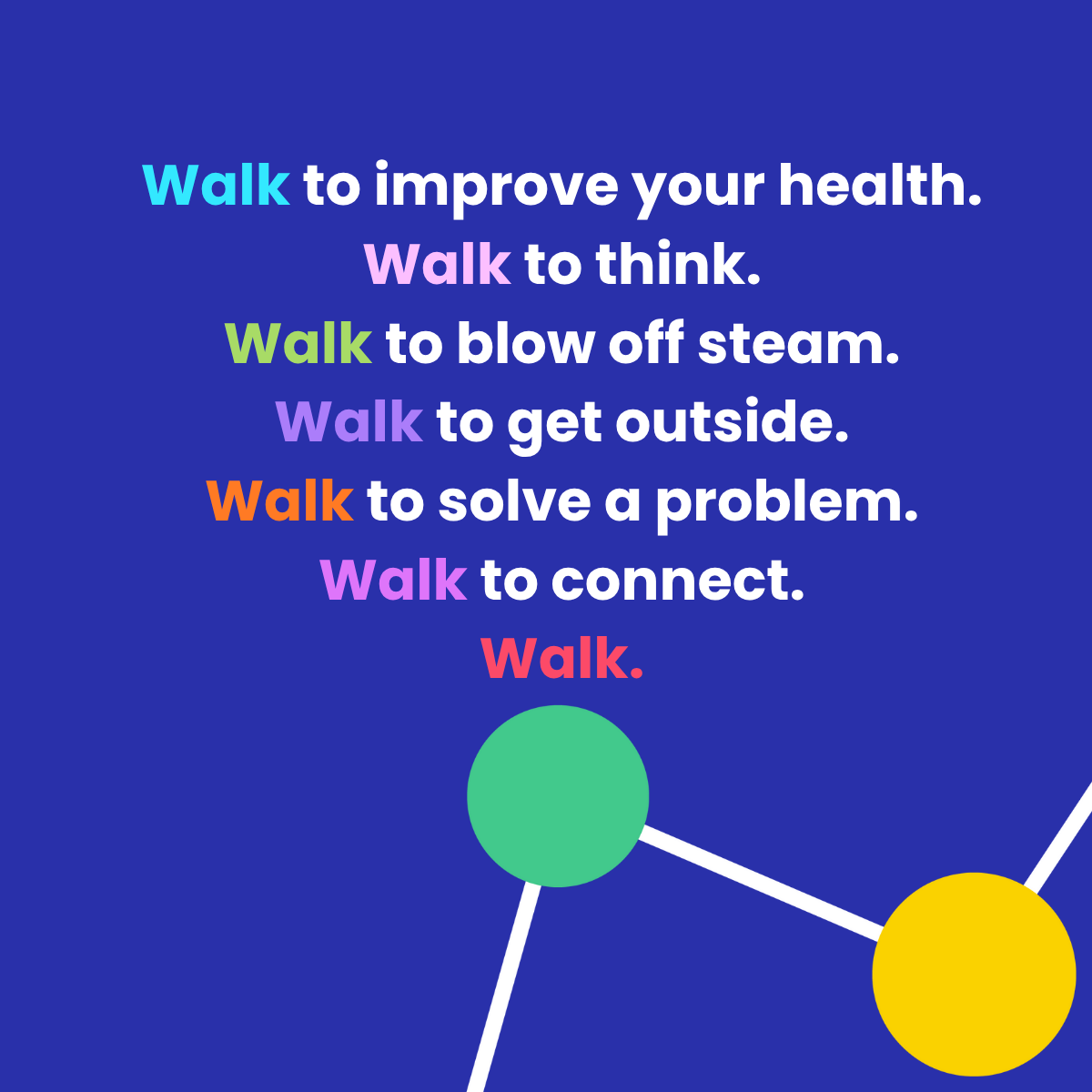 walking_scot's tweet photo. It's the start of the week. Make a commitment to get out walking or wheeling more this week.
Walk to improve your health.
Walk to think.
Walk to blow off steam.
Walk to get outside.
Walk to solve a problem.
Walk to connect.
Walk.
#WalkTheTalk #WalkingScotland https://t.co/nmLjeXH5gV