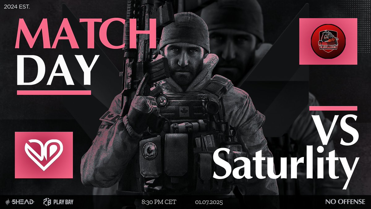 NO Offense (@nofatw) on Twitter photo โช๏ธMATCHDAY LB R5 <a href="/UniqueX_League/">UniqueX League | Season II</a>โช๏ธ
Die Zwischenrunde der UNX steht an!๐ค
Wir sind mit dem Match noch 2 Runden entfernt vom Grand Final und nach dem Match, wird es nur noch 1 Runde entfernt sein๐ซก๐
๐ <a href="/EsportSaturlity/">Saturlity Esport</a>
โฒ๏ธ 20:30 Uhr
Lineup fรผr das Match:๐
๐ฎ <a href="/_Gold28/">One-Eyed Bandit</a>
๐ฎ โช๏ธMATCHDAY LB R5 <a href="/UniqueX_League/">UniqueX League | Season II</a>โช๏ธ
Die Zwischenrunde der UNX steht an!๐ค
Wir sind mit dem Match noch 2 Runden entfernt vom Grand Final und nach dem Match, wird es nur noch 1 Runde entfernt sein๐ซก๐
๐ <a href="/EsportSaturlity/">Saturlity Esport</a>
โฒ๏ธ 20:30 Uhr
Lineup fรผr das Match:๐
๐ฎ <a href="/_Gold28/">One-Eyed Bandit</a>
๐ฎ