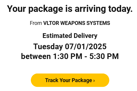 FreedomFriedFather (@freedomfriedf) on Twitter photo Hmmm, I wonder what this could be? Perhaps some parts for the next giveaway?
You might want to follow <a href="/VltorWS/">VLTOR Weapon Systems</a> and thank them for their contribution.
More to come from <a href="/GeisseleAuto/">Geissele Automatics</a> <a href="/GoGunnr/">GoGunnr</a> <a href="/WaffleHouseAD/">WaffleHouseAfterDark</a> <a href="/Capable_Citizen/">CapableCitizen</a> <a href="/savriversystems/">SavannahRiverSystems</a> Hmmm, I wonder what this could be? Perhaps some parts for the next giveaway?
You might want to follow <a href="/VltorWS/">VLTOR Weapon Systems</a> and thank them for their contribution.
More to come from <a href="/GeisseleAuto/">Geissele Automatics</a> <a href="/GoGunnr/">GoGunnr</a> <a href="/WaffleHouseAD/">WaffleHouseAfterDark</a> <a href="/Capable_Citizen/">CapableCitizen</a> <a href="/savriversystems/">SavannahRiverSystems</a>