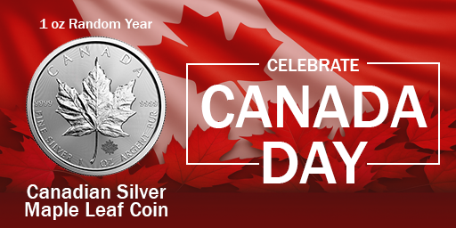 🇨🇦 Celebrate Canada Day 🇨🇦 with #Silver!
Any QTY $1.49 over spot
🍁 1 oz Canadian Silver Maple Leaf Coin (Random Year)

👉 sdbullion.com/canadian-silve…

#CanadaDay #silverstacker

Expires 7/2/2025